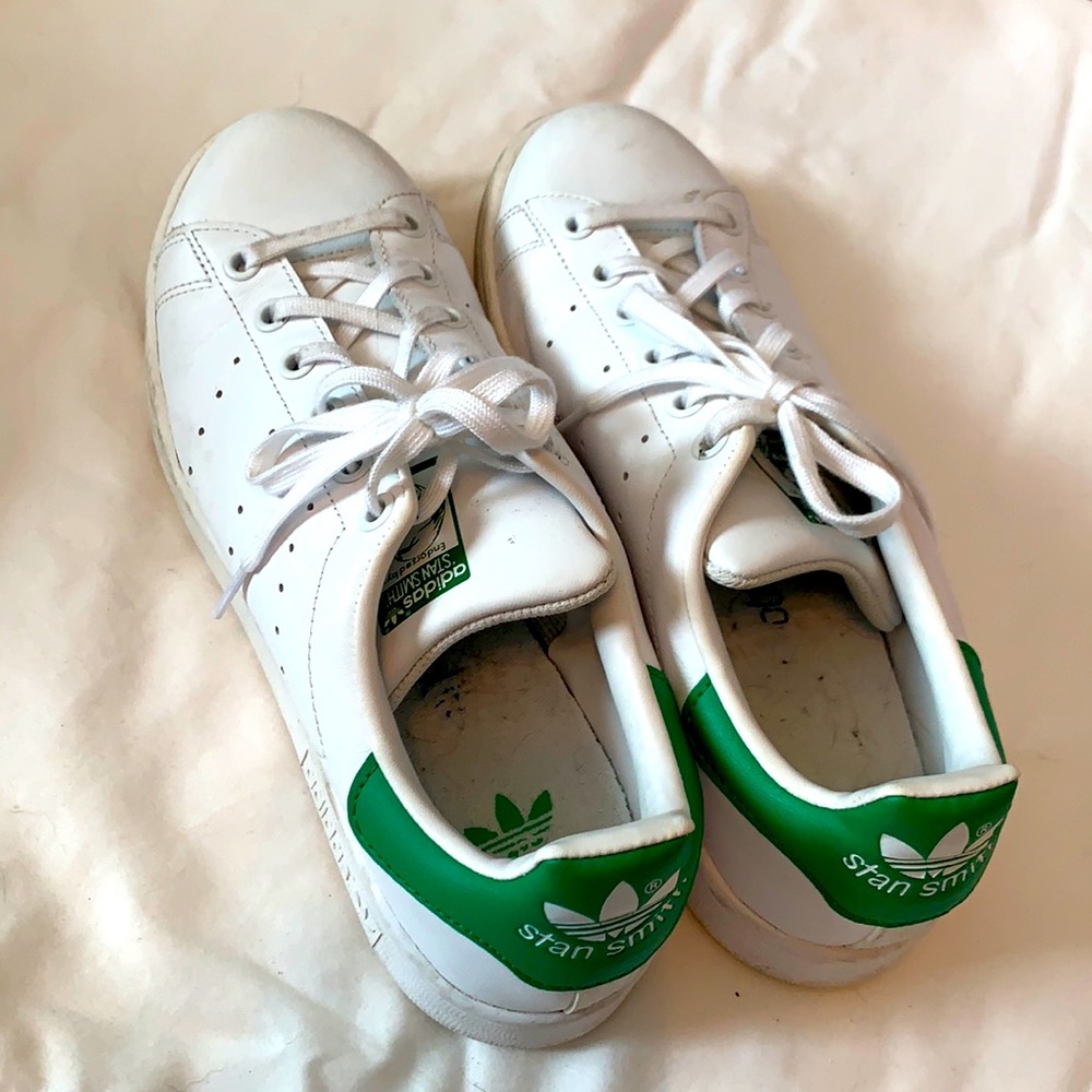 Adidas Stan smith shoes white and green